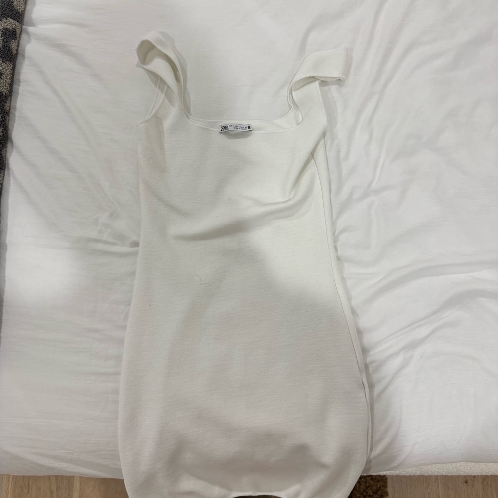 Zara White Dress